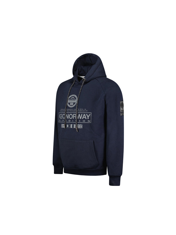 Geographical Norway Hoodie in Navy Color 2