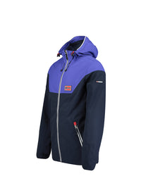 Geographical Norway Jacket in Blue/Black Color 7