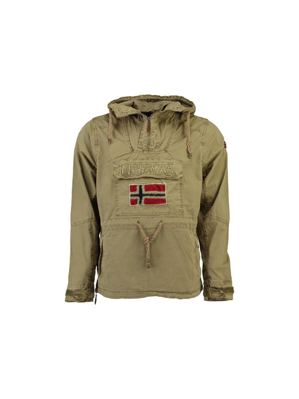 Geographical Norway Jacket in Khaki Color