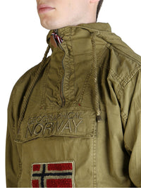 Geographical Norway Jacket in Khaki Color 4