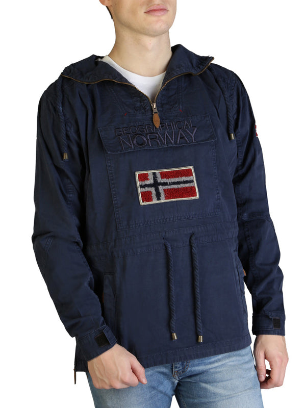 Geographical Norway Jacket in Navy Color 2