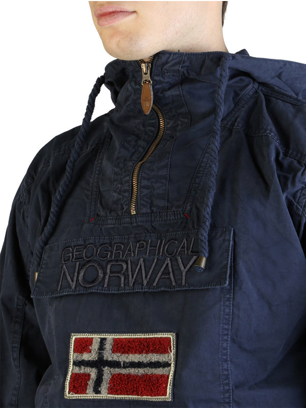 Geographical Norway Jacket in Navy Color 4