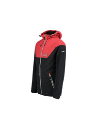 Geographical Norway Jacket in Red Black Color 3
