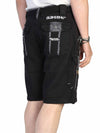 Geographical Norway Pailette Black Shorts 3