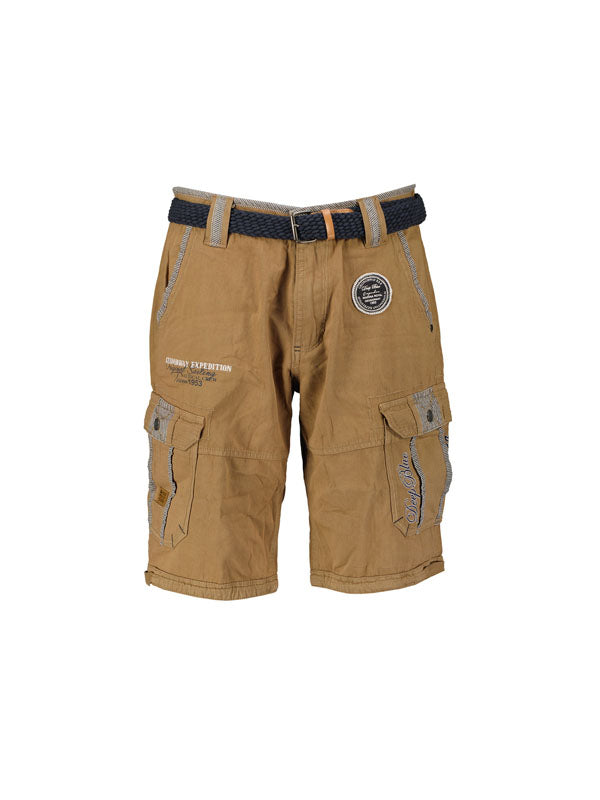 Geographical Norway Pailette Brown Shorts