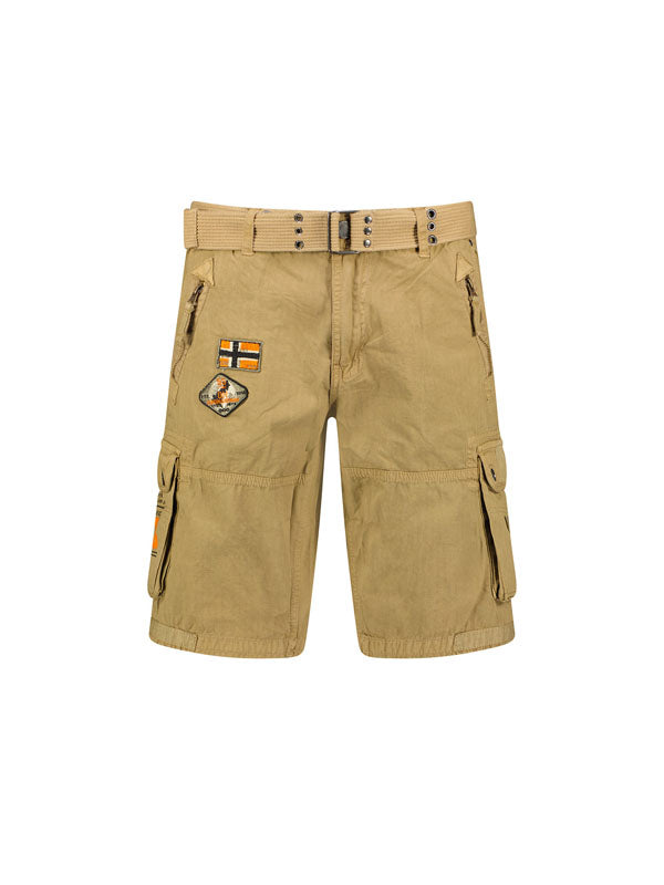 Geographical Norway Paintball Beige Shorts
