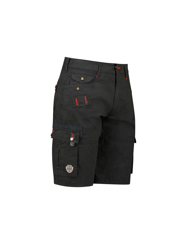 Geographical Norway Palmdale Black Shorts 3