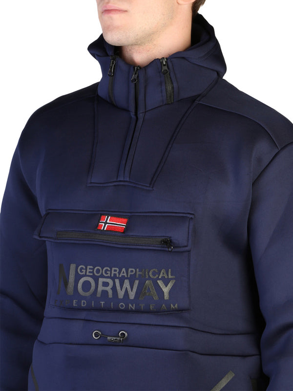 Geographical Norway Softshell Jacket in Navy Blue Color 3
