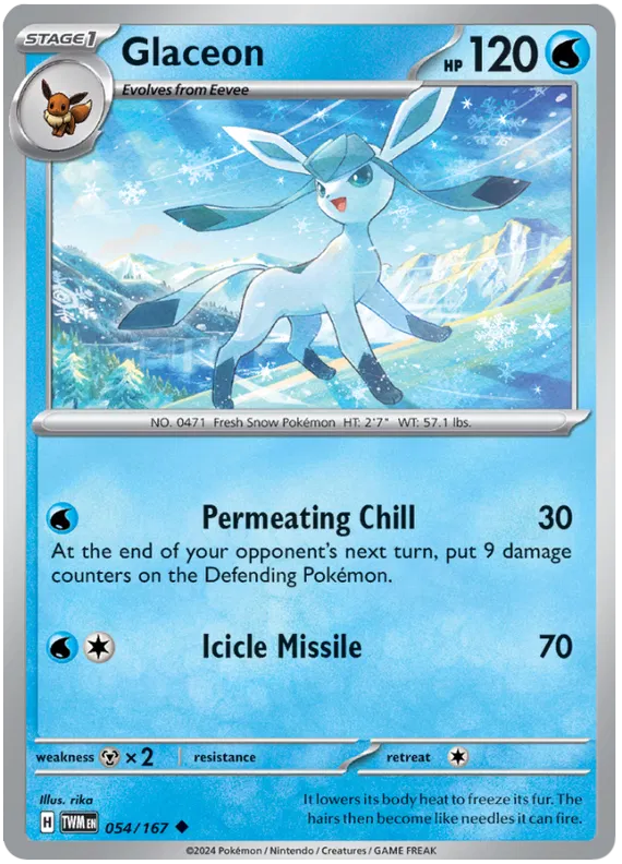 [Collector Troves] Pokemon Scarlet & Violet Twilight Masquerade Glaceon Card