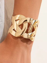 Gold Open Cuff Bracelet 5