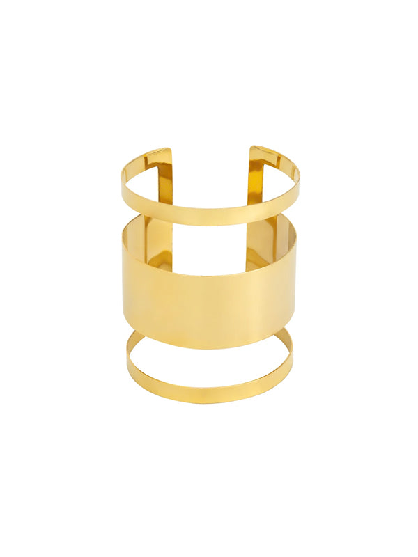 Gold Open Cuff Bracelet A