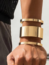 Gold Open Cuff Bracelet G