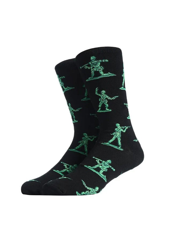 Green Army Men Socks