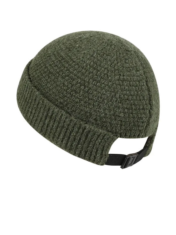 Green Beanie with Strap