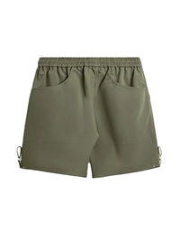 Green Shorts with Big Back Pockets 2