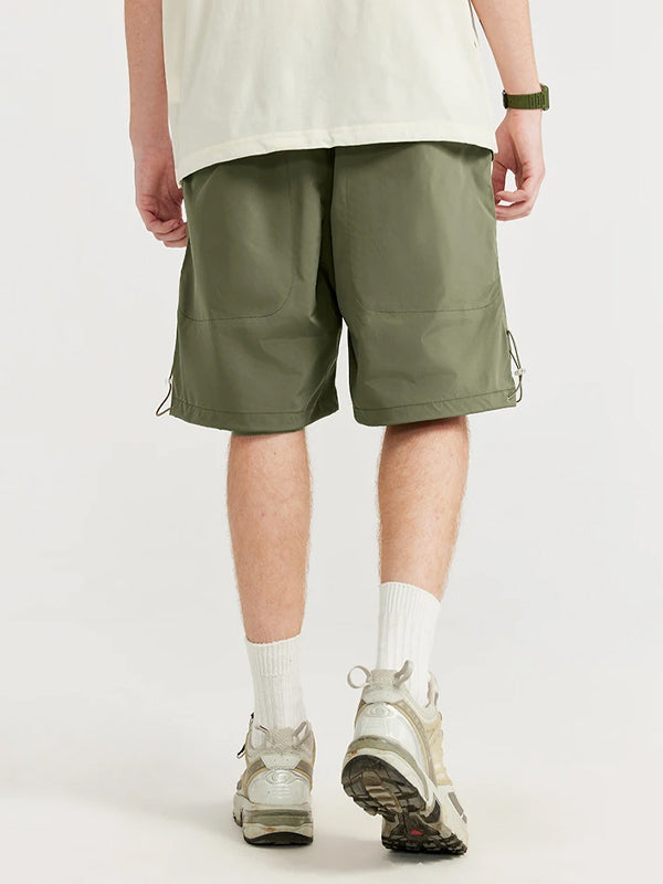 Green Shorts with Big Back Pockets 3