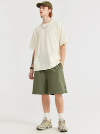 Green Shorts with Big Back Pockets 6