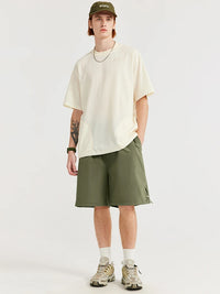 Green Shorts with Big Back Pockets 7