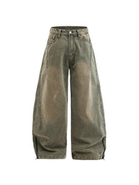 Green Washed Jeans