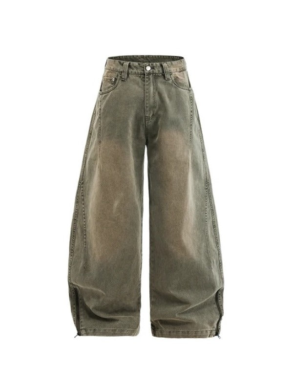 Green Washed Jeans