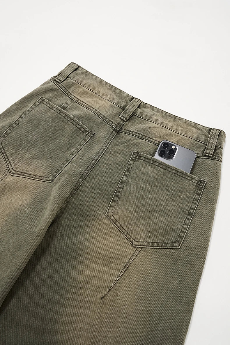 Green Washed Jeans 10