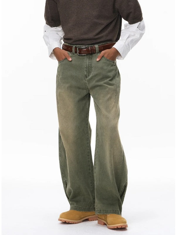 Green Washed Jeans 5