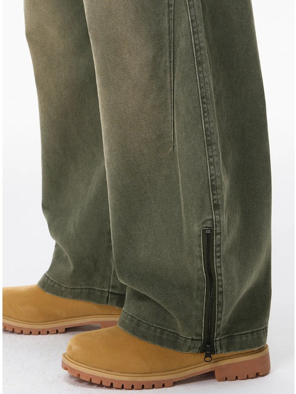 Green Washed Jeans 7