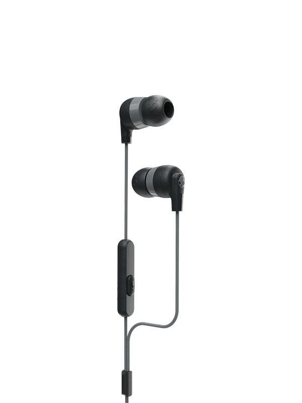 Skullcandy Ink'd+ Wired In-Ear Earbuds with Microphone in Black/Grey Color