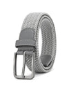 Grey Elastic Braided Belt