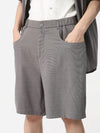 Grey Short Sleeve Shirt & Shorts Set