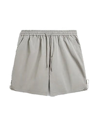 Grey Shorts with Big Back Pockets 