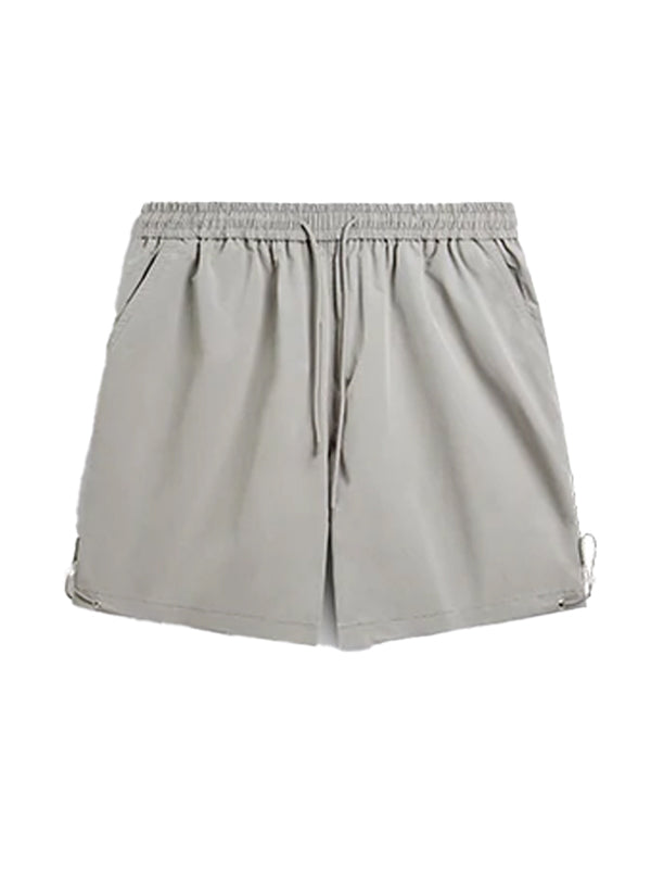 Grey Shorts with Big Back Pockets 