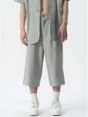 Grey 3/4 Long Shorts 3