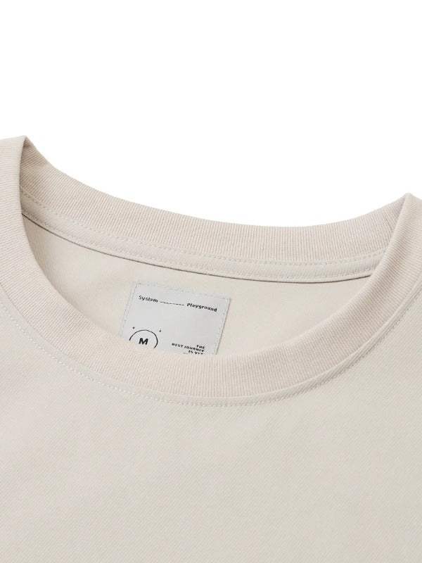 HUTCH ASAP Airy Twill Pullover "Kumo" in Kinari Beige Color 3