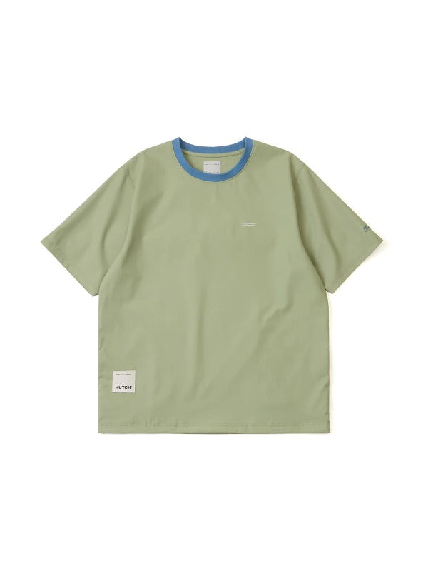 HUTCH ASAP Airy Twill Pullover "Kumo" in Matcha Green Color