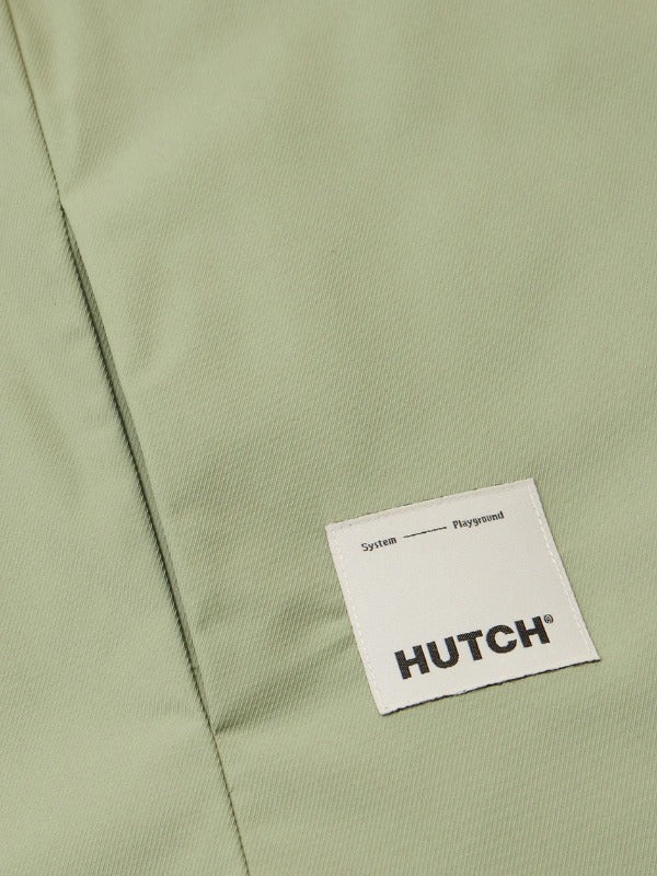 HUTCH ASAP Airy Twill Pullover "Kumo" in Matcha Green Color 4
