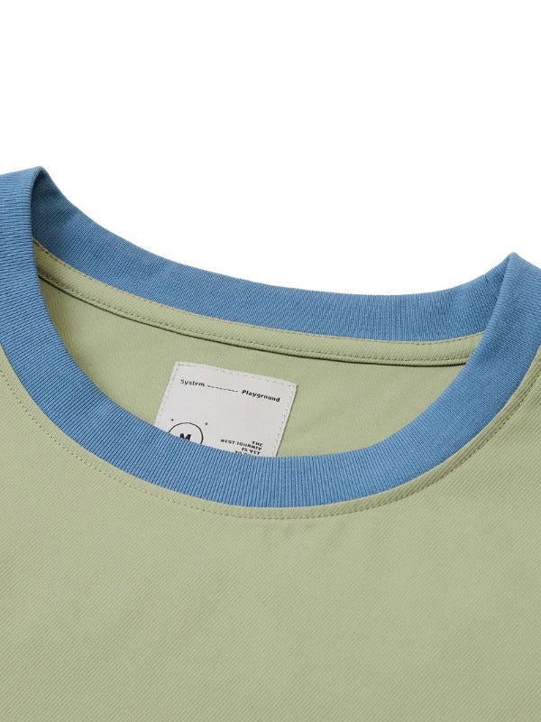 HUTCH ASAP Airy Twill Pullover "Kumo" in Matcha Green Color 7