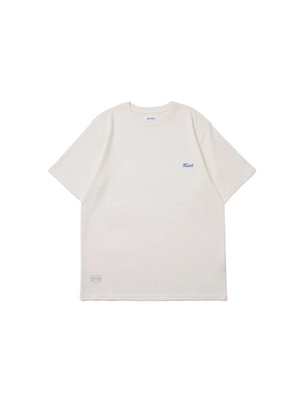 HUTCH ASAP Alpha Cotton Tee "Sew HUTCH" in White Color 