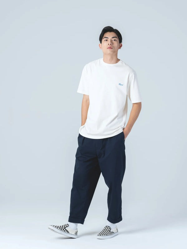 HUTCH ASAP Alpha Cotton Tee "Sew HUTCH" in White Color 2