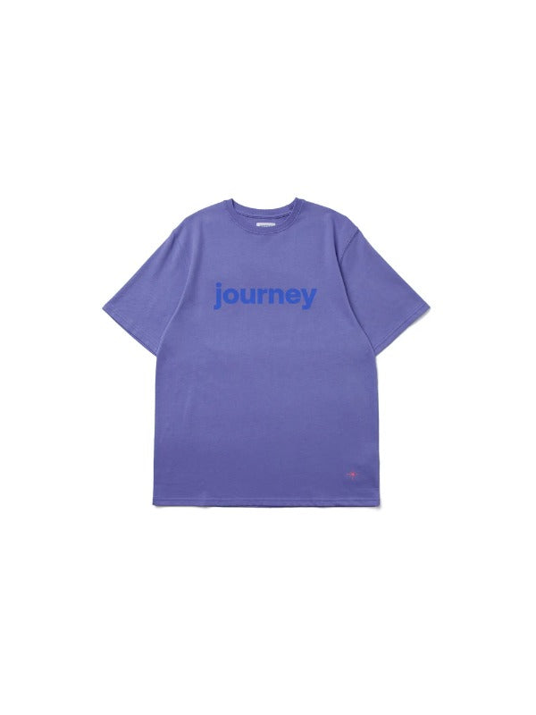 HUTCH ASAP Alpha Cotton Tee "Stairway to Journey" in Purple Color