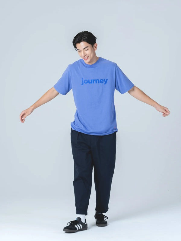 HUTCH ASAP Alpha Cotton Tee "Stairway to Journey" in Purple Color 2