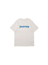 HUTCH ASAP Alpha Cotton Tee "Stairway to Journey" in White Color