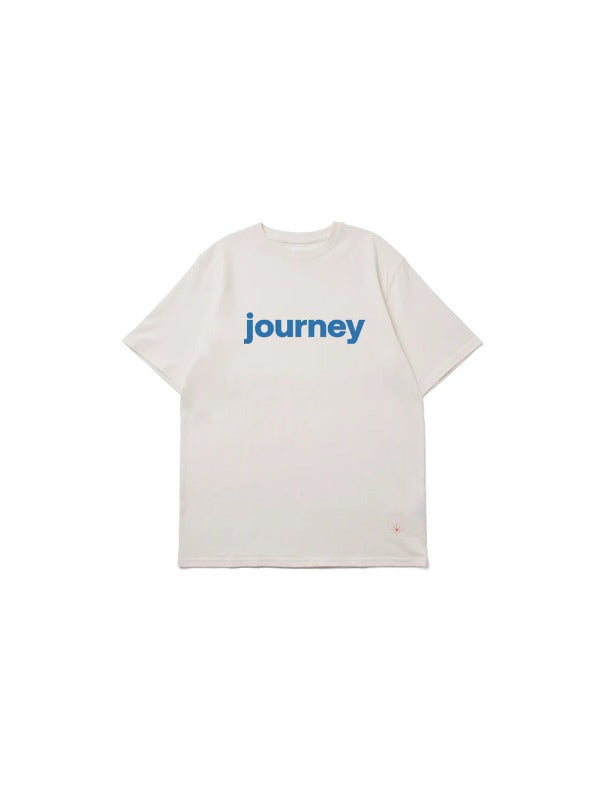 HUTCH ASAP Alpha Cotton Tee "Stairway to Journey" in White Color