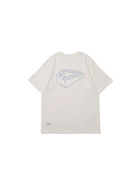 HUTCH ASAP Alpha Cotton Tee "Stairway to Journey" in White Color 3