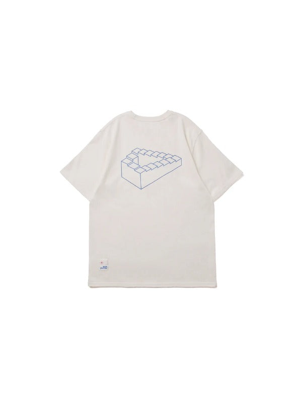 HUTCH ASAP Alpha Cotton Tee "Stairway to Journey" in White Color 3