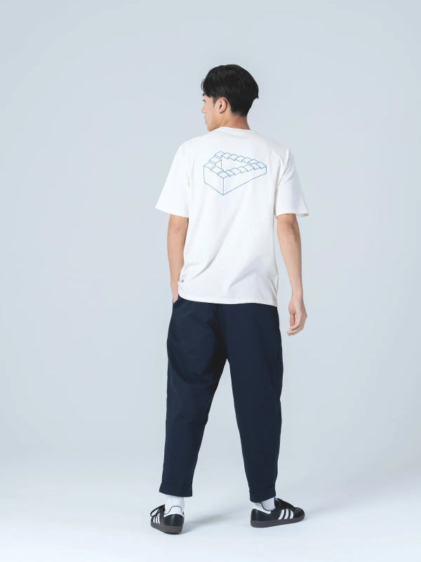 HUTCH ASAP Alpha Cotton Tee "Stairway to Journey" in White Color 4
