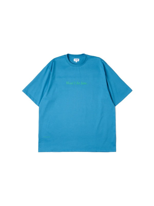HUTCH ASAP Flip Side Tee “On the way” in Almost Blue Color
