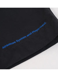 HUTCH ASAP Solid System Shorts "HUTCH in your pocket" in Charcoal Black Color 3