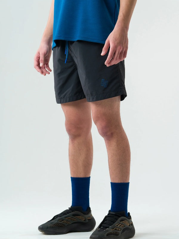 HUTCH ASAP Solid System Shorts "HUTCH in your pocket" in Charcoal Black Color 8