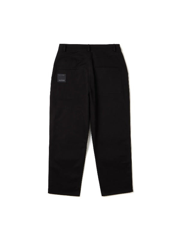 HUTCH ASAP System Chino Pants "Straight out" in Straight Black Color 2